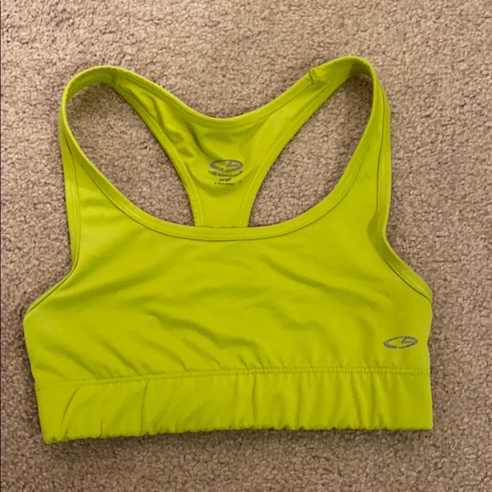 Champion Lime Green Sports Bra XS